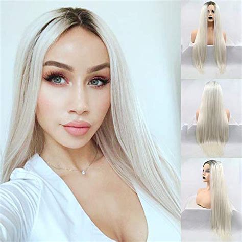 ombre hair lace wigs|ombre platinum lace front wigs.